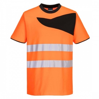 Portwest PW213 - PW2 Hi-Vis Moisture Wicking  T-Shirt S/S  144g